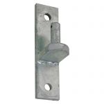 435 Gate Hook on Rectangular Plate Galvanised